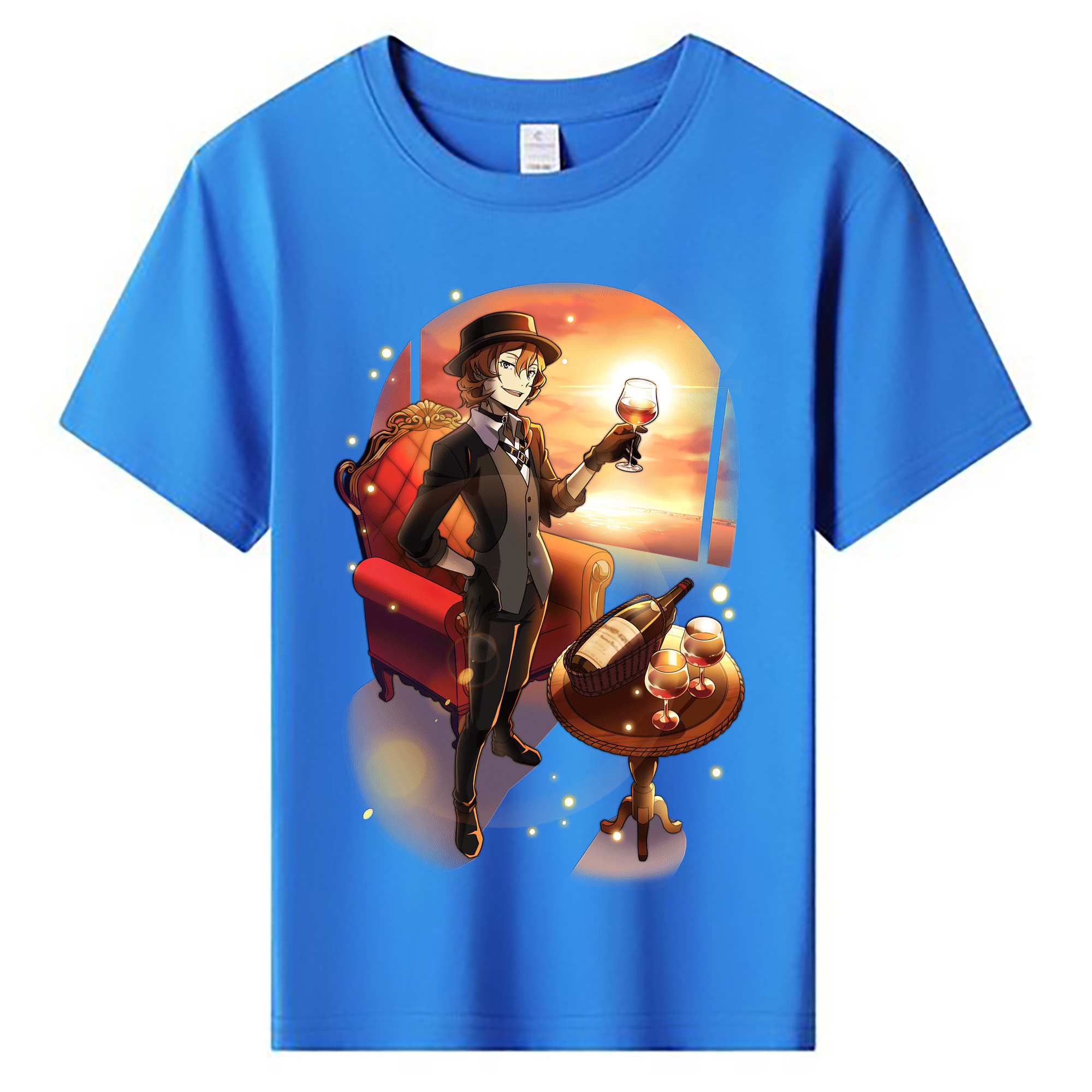 （画像用） 文豪ストレイドッグス Bungo Stray Dogs 綿100％キッズTシャツ（フロントプリント）